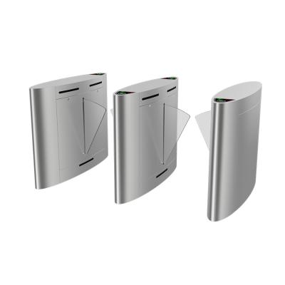 China Automatic Entrance Flap Barrier Turnstile Access Control Flap Barrier Gate for sale