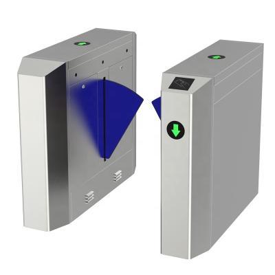 China 1400*300*1000mm Swing Barrier Face Recognition Turnstile Security Access Control System for sale