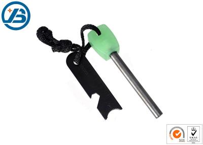 China Field Camping Survival Tool Magnesium Fire Starter Handle Magnesium Flint Bar for sale