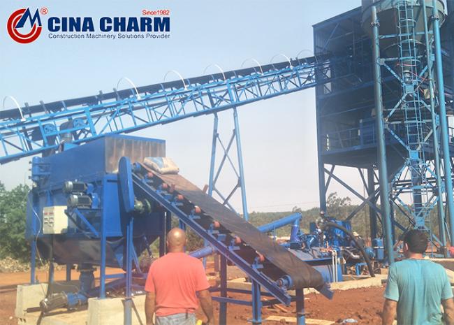 Large capacity 120m3 ready mix concrete plant