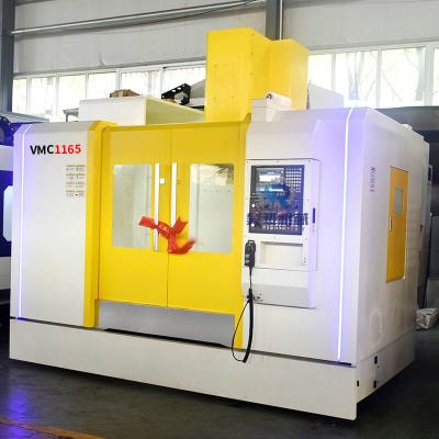 China CNC 4 Axis VMC Machine Small Horizontal Machining Center For Metal Vmc1165 for sale