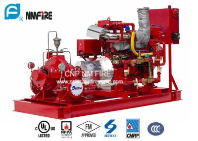 China For Water Use UL/FM Listed Diesel Engine Drive Fire Pump With 1250GPM @ 150PSI  Horizontal Split case Fire Pump for sale