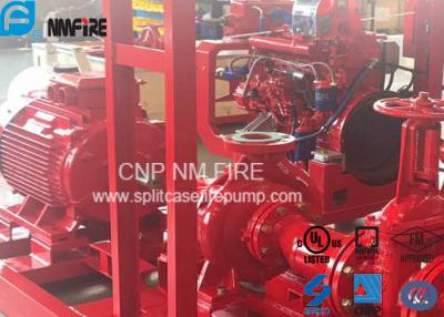 China UL FM Approved Electric Motor Driven Fire Pump With Split Case Fire Pump 500USGPM / 10 Bar for sale