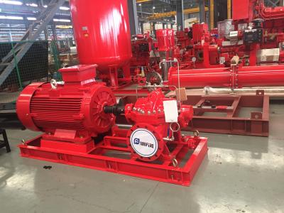 China Electrical Fire Fighting Pump System / Bronze Impeller End Suction Fire Pump for sale