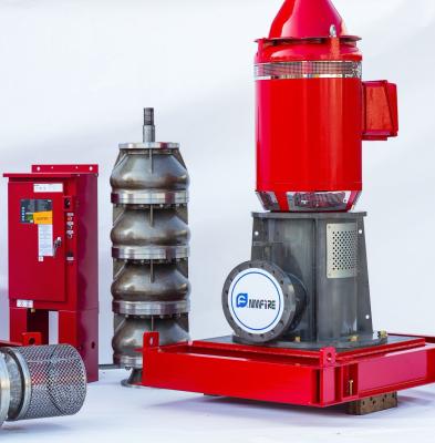 China UL/FM/Non Listed Vertical Shaft Turbine Fire Pump , Eaton Controller Fire Water Pump for sale