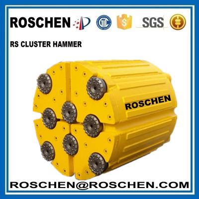 China Jumbo Hammer Utility Power Pole Cluster Drill For Creates Electric Pole Sockets In Hard Rock for sale