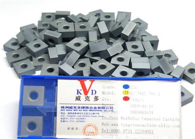 中国 荒い機械化CNCの炭化物の挿入物/炭化物の回転挿入物のナノのコーティング 販売のため