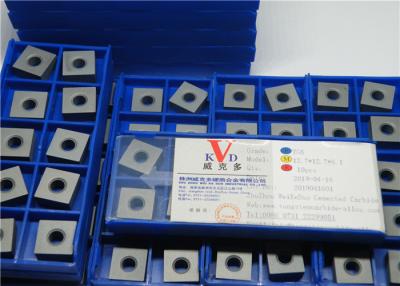 China YG6 Tungsten Carbide Tool Inserts / Carbide Milling Inserts Dimensional Accuracy for sale