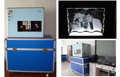 China 2D / máquina de gravura do laser de 3D 800W, máquina de gravura interna personalizada do laser do CNC do cristal à venda