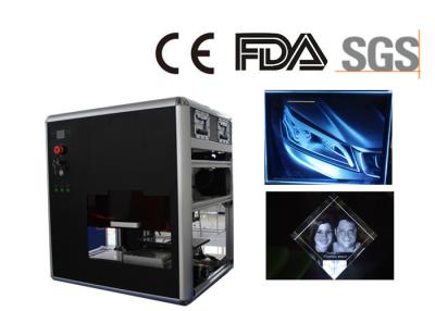 China Gravador de vidro integrado do laser do cubo do poder 3D para o troféu de cristal da concessão à venda
