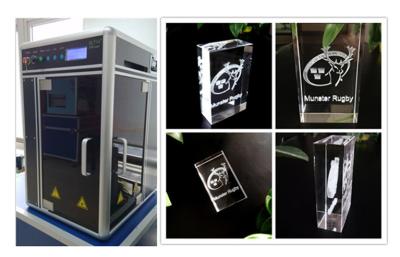 China 532nm esverdeiam a máquina de gravura de vidro do laser de cristal do laser 3D para os presentes de cristal à venda