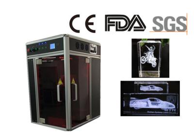 China 532nm esverdeiam a máquina de gravura da foto do laser 3D, gravador interno do laser de cristal à venda