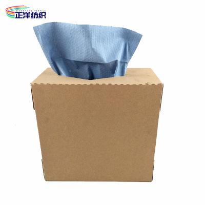 China Woodpulp Disposable Cleaning Cloth Roll 25x43cm PP Disposable Multipurpose Industrial Cleaning Cloth for sale