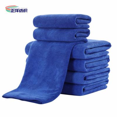 China 30x60cm Scratch Free Polishing Microfiber Cleaning Cloth 400gsm Car Wash Towel for sale