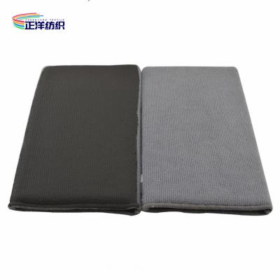 China 14x22cm 75g Grey Microfiber Magic Clay Waterproof Detailing Gloves Car Cleaning Hand Mitt for sale