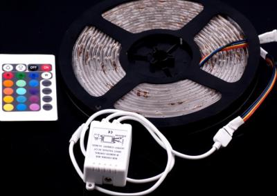 China High Bright 5050 RGB Multicolor Led Strip Remote Control With 3/5 Years Warranty for sale