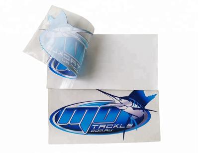 China Pernalised silk print outdoor die cut UV resistant waterproof clear PVC car decal sticker for sale