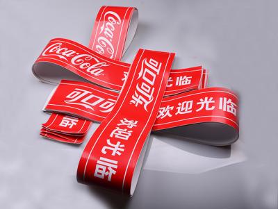 China Print custom high quality PVC vinyl indoor outdoor brand Advertising sticker for sale