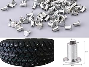 Tire stud material composition