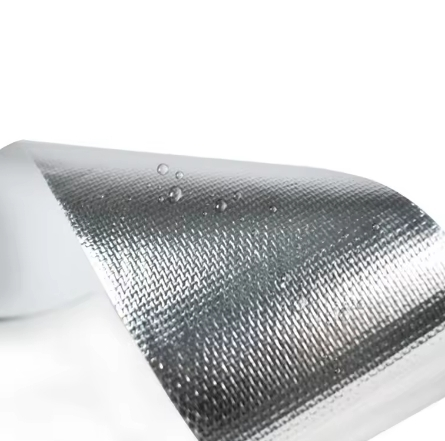HVAC Aluminum Foil Glass Cloth Tape product illustration showing thermal insulation application