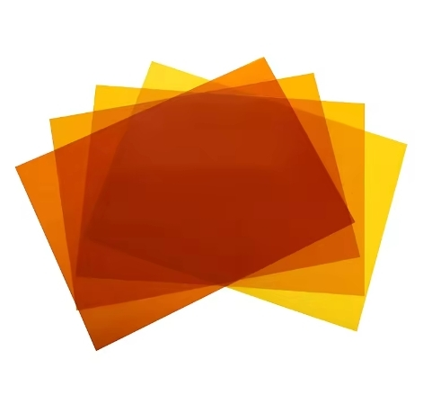 BOPI Film product illustration showing polyimide film structure and applications