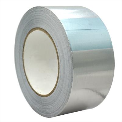 China 50 / 75 / 100mm Width Aluminum Foil Adhesive Tape For HVAC Ductwork for sale