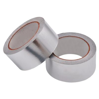 China Waterproof Aluminum Foil Tape With Easy Release Silicone Yellow Color Release Paper for sale