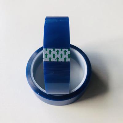 China Blue Electrical Plastic Case Adhesive Tape silicone Pressure Sensitive Silicone Adhesive en venta