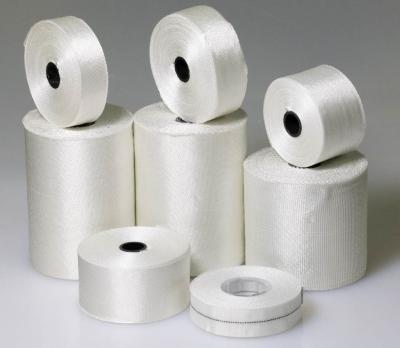 China White Plain Glass Fabric Insulation Tape For Electrical Insulation for sale