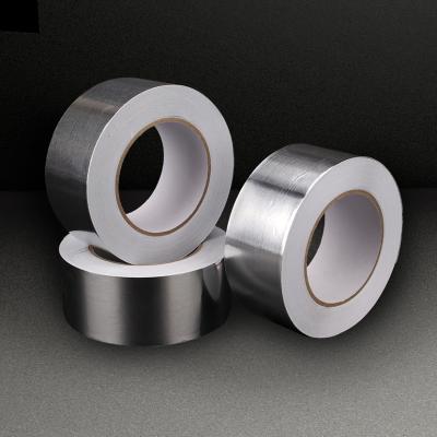 China Utility Grade Aluminum Foil Adhesive Tape 25um Synthetic Rubber Resin Silicone Release Paper Excellent Vapor Barrier for sale
