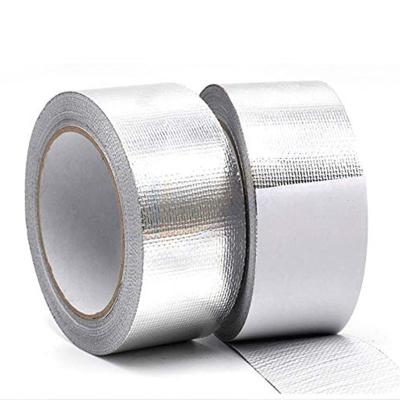 China 18um Reinforced Aluminum Fiberglass Self Adhesive Tape for sale