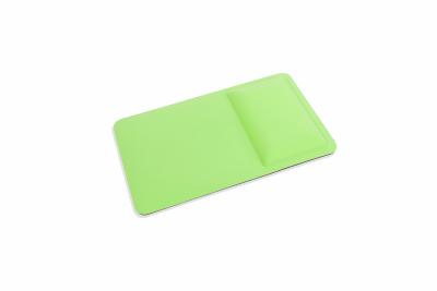 China Ergonomic cooling gel soft mouse pad with cooling-gel infused memory foam palm rest for sale