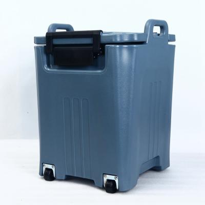 China Insulated Square Soup Transport Containers 45L With Wheels for sale