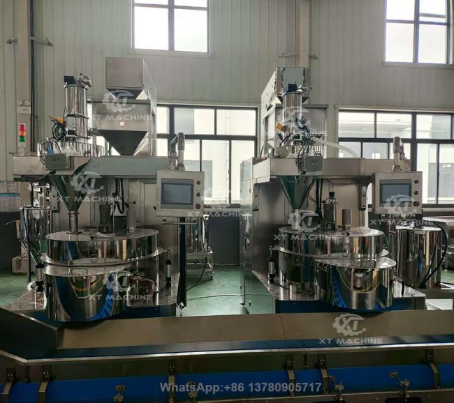 Peanut processing equipment detail view