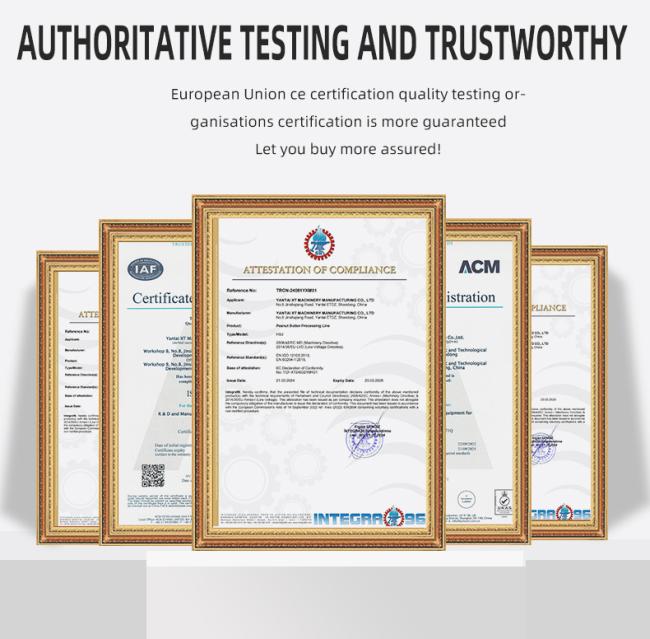 Quality certifications and standards compliance documentation