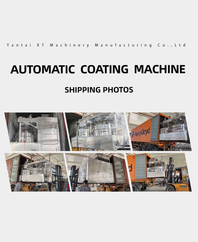Machine packaging and shipping process