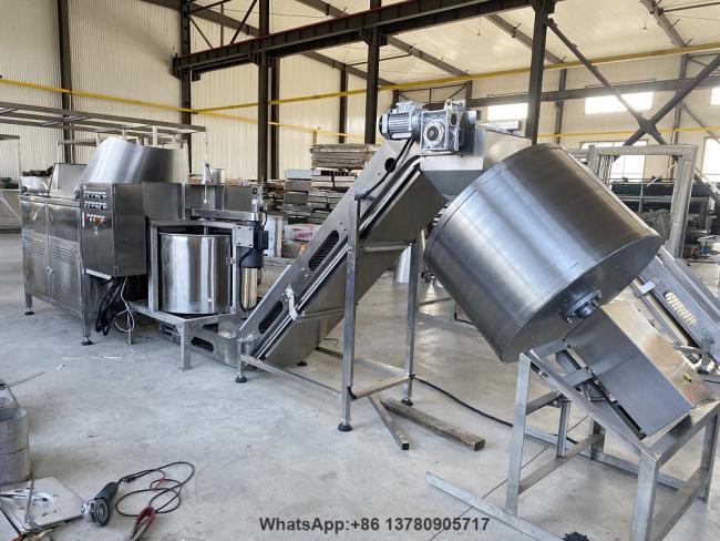 Quality control station in peanut production
