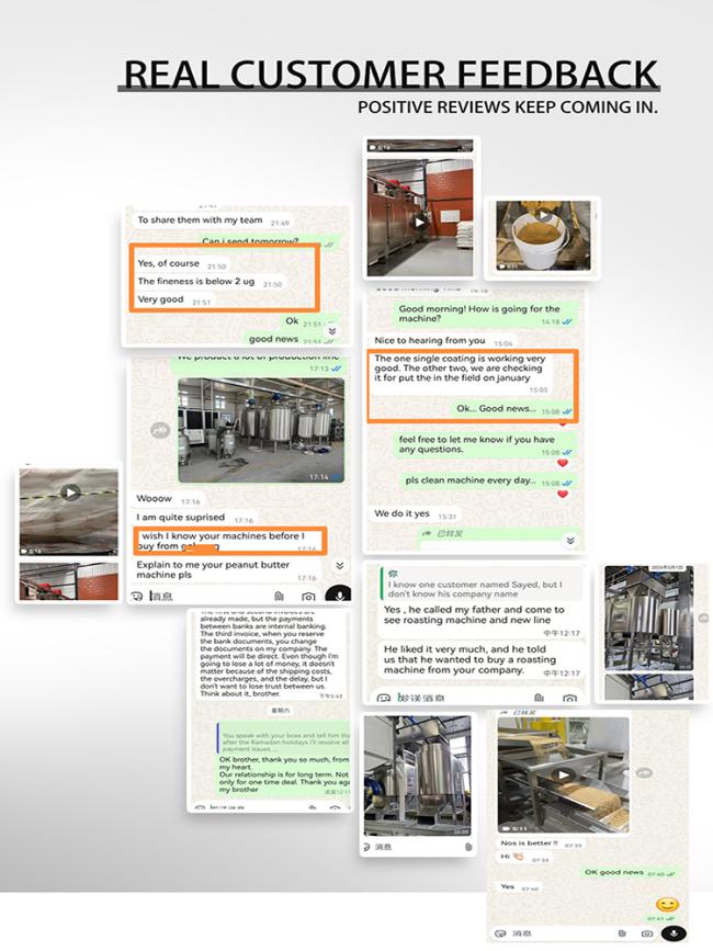 Food processing machinery interior