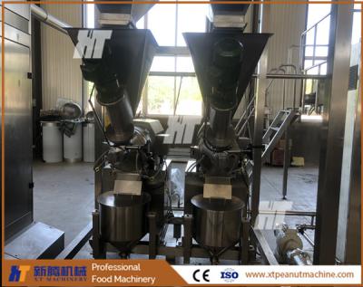 China Línea industrial de mantequilla de maní Anacardo Pistacho Máquina para hacer mantequilla de maní pequeña Iso en venta
