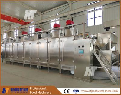 China Máquina de tostado de nueces industriales Nueces continuas Horno de almendras Nueces de anacardos Hezelnut en venta