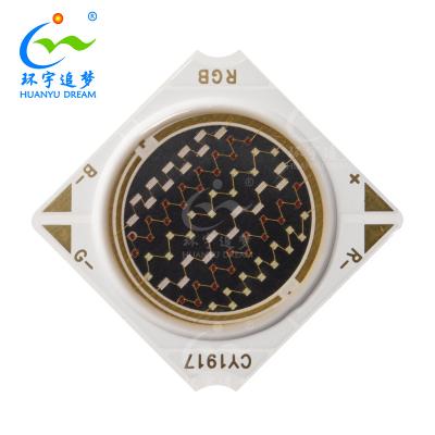 中国 1917 調整可能な COB LED チップ 30W RGB 3 In 1 赤、緑、青 LED COB 300Ma 販売のため