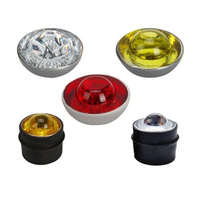China Glass Solar Powered LED Road Stud Single Sides For Road Construction for sale