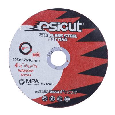 China Long Life 40 Grit ISO9001 EN12413 Cutting Disc 16 Inch for sale