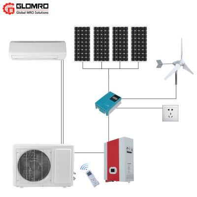 China Condicionador de ar solar posto solar portátil fixado na parede híbrido da casa do condicionador de ar à venda