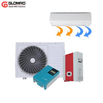 China 18000BTU Home Solar Powered Air Conditioner 1.5 Ton Rotary Compressor Wall Mounted 100% Off Grid for sale