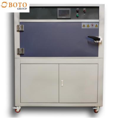 China UV aging test machine with Programmable Plastic UV Weatherometer for sale