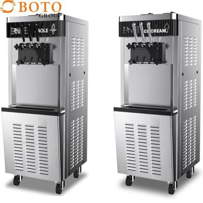 China Boto High Quality Floor Standing Gelato Hard Soft Ice Cream Machine for sale