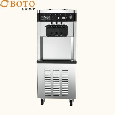 China Commercial Fully Automatic Sundae Cone Ice Cream Maker Buffet Stand Ice Cream Machine for sale