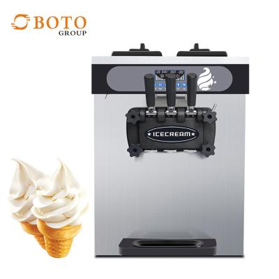 China Fabricante de gelado macio da máquina do gelado dos sabores do Desktop 3 de BT-32ftb à venda