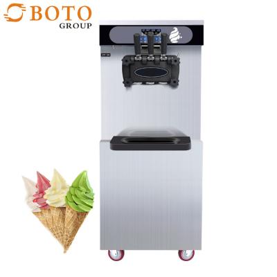 China BT-25FB 25L/H Floor Standing Stainless Steel Commercial Soft Ice Cream Machine for sale